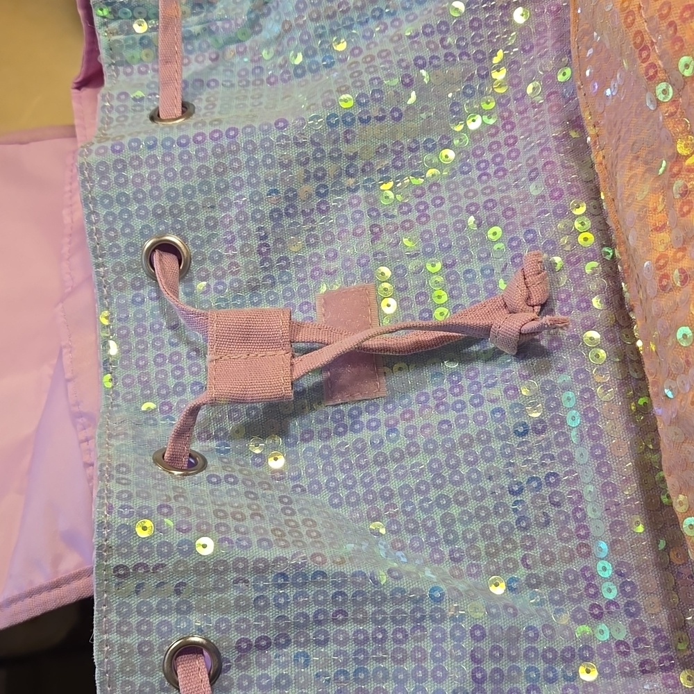 2017 Sequined Justice "I'm Really a Mermaid" Multi-Colored Backpack - Pre-loved - Picture 11 of 16